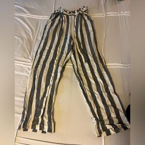 American Eagle striped flowy pants